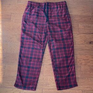 Sonoma Red and Black Plaid Men's Joggers